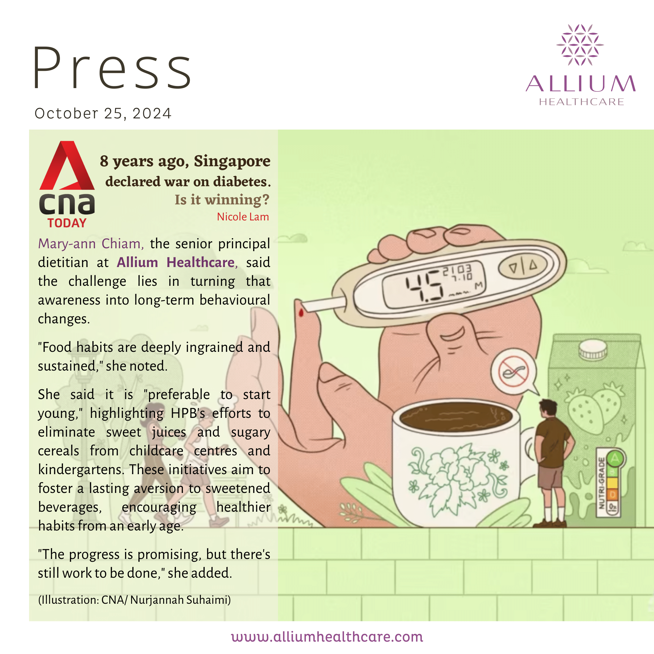 8 Years Ago, Singapore Declared War on Diabetes