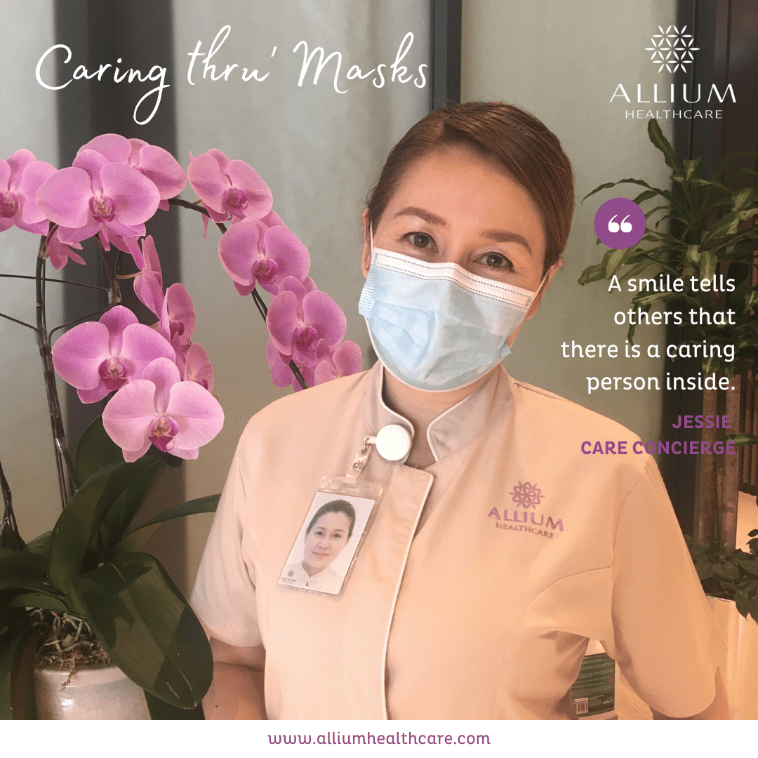 Caring thru’ Masks