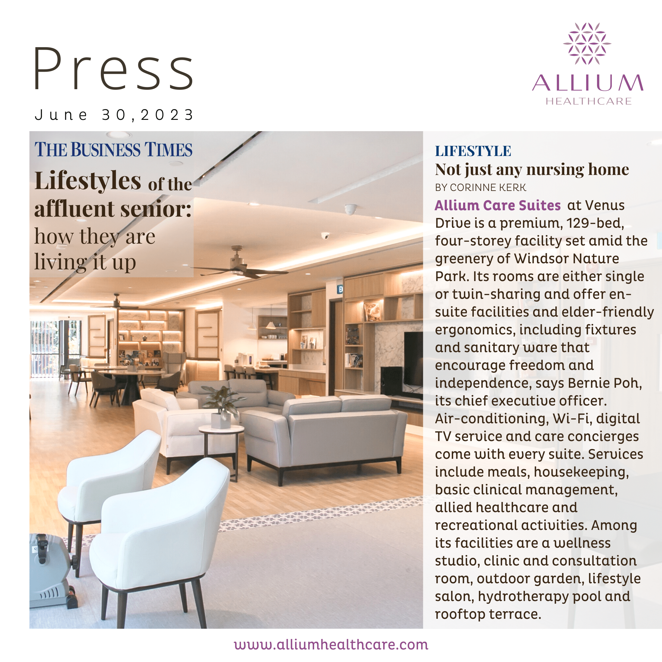 Lifestyles of the Affluent Senior