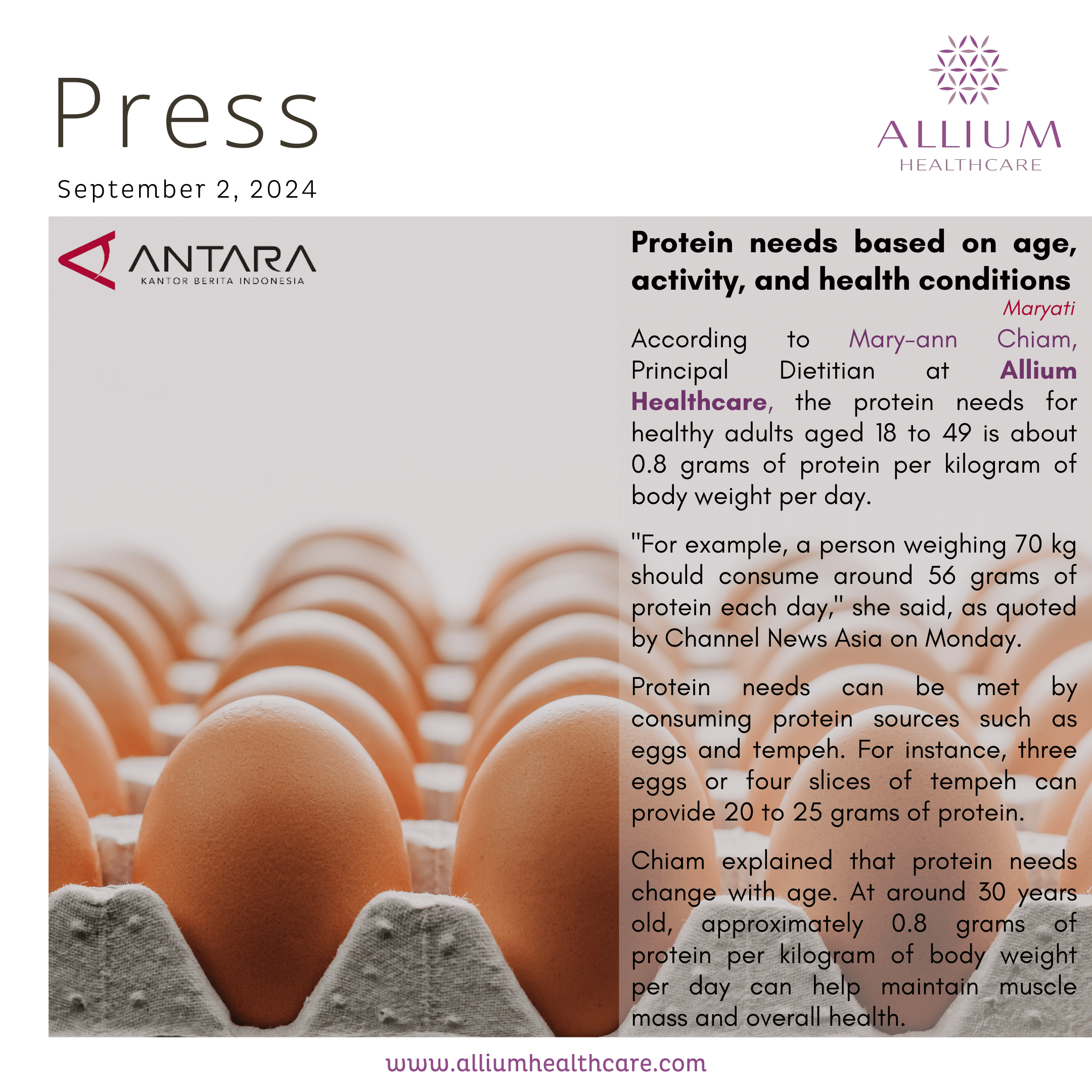 Protein Needs Based on Age, Activity, and Health Conditions